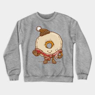 Bacon Scarf Maple Donut Crewneck Sweatshirt